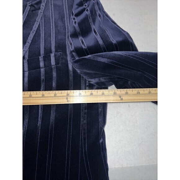 Men's Navy Blue Martin Gordon Cotton and Viscose Jacket Blazer Size Large - Picture 4 of 9